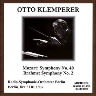 Mozart / Brahms / Klemperer - Symphony 40 ＆ 2 CD アルバム 輸入盤の画像