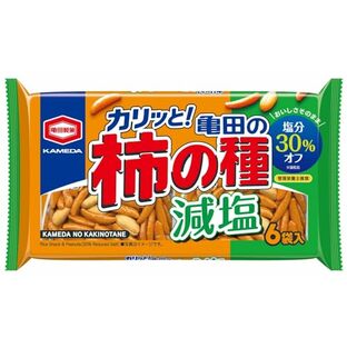 亀田製菓 減塩亀田の柿の種6袋詰164g×12袋の画像
