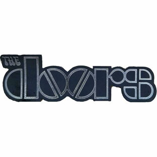 (The Doors) ドアーズ オフィシャル商品 オフィシャル商品 ロゴ クローム ワッペン アイロン接着 パッチ 【海外通販】の画像