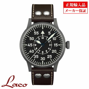 【長期保証5年付き】ラコ Laco 861749 腕時計 パイロット 24系自動巻シリーズ Paderborn パーダーボルン メンズ正規輸入品 【長期保証5年付】の画像