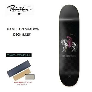 PRIMITIVE プリミティブ HAMILTON SHADOW DECK 8.125 インチ デッキテープ無料！ DECK SKATEBOARD スケートボード デッキ スケボー SKATEBOARDINGの画像