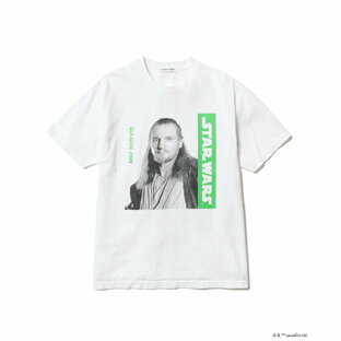 F-LAGSTUF-F【フラグスタッフ】"QUI-GON JINN" TEE WHITE (FS1606-0105) 24SS Tシャツ トップス コラボ スターウォーズの画像