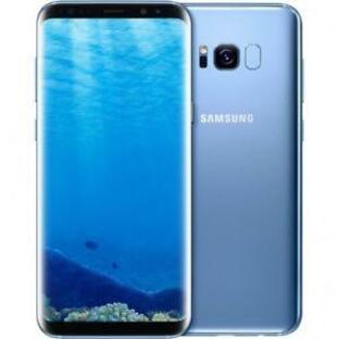 (再生新品) 海外SIMフリー Samsung Galaxy S8 G950 SIMフリースマートフォン 64GB 青ブルー 国際送料無料の画像