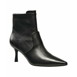 【送料無料】 フレンチコネクション レディース ブーツ・レインブーツ シューズ Women's London Pointed Toe Leather Dress Booties Blackの画像