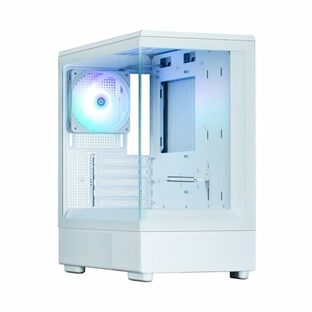 ZALMAN P10 White ピラーレス構造採用 ミニタワー Micro-ATX PCケース ホワイトCS8959の画像