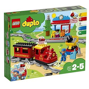 レゴ(LEGO) デュプロ キミが車掌さん! おしてGO機関車デラックス クリスマスプレゼント クリスマス 10874 知育玩具 おもちゃ ブロック プレゼント幼児 赤ちゃん 電車 でんしゃ 男の子 女の子 2歳~5歳の画像