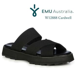 EMU Australia エミュ 厚底 サンダル Cardwell W12888 エミュー クロスベルトサンダル シャークソール レディース 靴の画像
