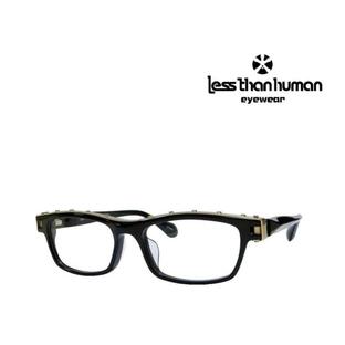 【LESS THAN  HUMAN】 レスザンヒューマン メガネフレーム Zero 5188G ブラック・マットゴールドの画像
