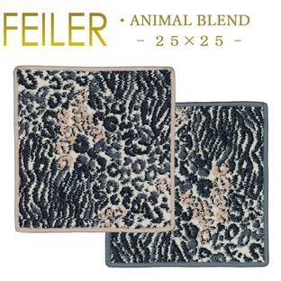 Feiler フェイラー ハンカチ アニマルブレンド Animal Blend 25cm×25cmの画像