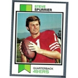 【品質保証書付】 トレーディングカード Steve Spurrier 1973 Topps サンフランシスコ 49ers 2年カード #481 EXMT- show original titleの画像