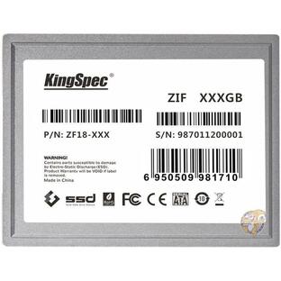 キングスペック 128ギガバイト 5mm ZIF ディスク KingSpec ZF18-128 送料無料の画像