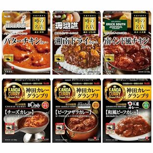 【Amazon.co.jp限定】エスビー食品 ご当店レトルトカレー ６種セット ※時期によりセット内容に変更ありの画像