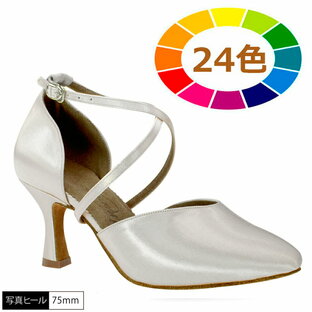 社交ダンス モニシャン社交ダンスシューズ ルオニ DC-FX505 女性兼用 染色シューズ★ラテン モダン 兼用 オーダーによるオリジナルカラー（24色からお選びください）染めるシューズ 染色シューズ 染める靴 染色 靴 ダンス 靴の画像