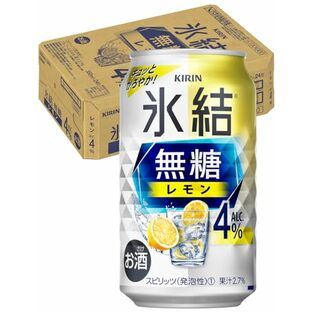 【チューハイ 甘くない レモンサワー】 氷結無糖 キリンレモン Alc.4% 350ml×24本の画像