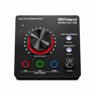 ローランド Roland/BRIDGE CAST ONE/ゲーミングDACアンプ/オーディオインターフェース/配信/ゲーミングミキサー/Mac/Windows / PS5 / ボイチェン/ブリッジキャスト ワン/BRC-ONEの画像