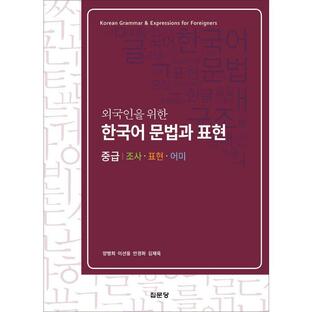 韓国語 本 『外国人のための韓国語の文法と表現：中間』 韓国本の画像