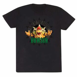 (スーパーマリオブラザーズ) Super Mario オフィシャル商品 ユニセックス King Of The Koopas Tシャツ 半袖 トップス HE17の画像