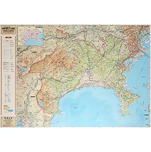 スクリーンマップ 分県地図 神奈川県 (ポスター地図 | マップル)の画像