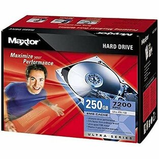 Maxtor DiamondMax Plus 9-250GB U133内部IDEハードドライブの画像