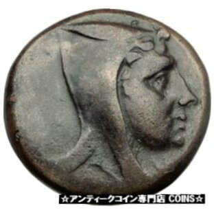 アンティークコイン コイン 金貨 銀貨 AMISOS in PONTUS Mithradates VI Quiver Authentic Ancient Greek Coin i64514 120BCの画像