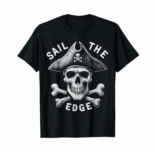 ヴィンテージ 海賊キャプテン スカル Tシャツ クロスボーンとスカル Tシャツの画像