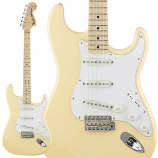 Yngwie Malmsteen Stratocaster (Yellow White) Fender Made in Japan (新品)の画像
