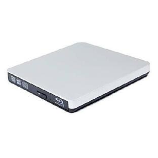 USB 3.0 External 6X Blu-Ray Burner 3D Blue-ray Portable DVD Player, for Laptops and Desktops Computer with Windows 7/ 8/ 10, Mac OS, Double Layer BD-Rの画像