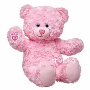 ビルドアベア テディベア ぬいぐるみ ピンク クマ Pink Cuddles Teddy 40cm 日本未発売 アメリカ購入 Build A Bear Work Shopの画像