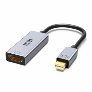 ICZI Mini DisplayPort-HDMIアダプター ????@????????、Mini DP(Thunderbolt) to HDの画像