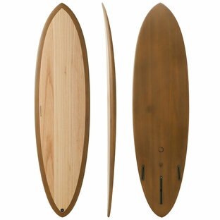 nanazero サーフボード ミッドレングス WOOD SKIN MID02 6'8"-7'4"（short surfboard ナナゼロ サーフィン）の画像