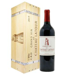 シャトー ラトゥール 2015 Chateau Latour 木箱付き フランス ボルドー 格付1級 赤ワイン 750ml 赤 ワイン 五大シャトーの画像