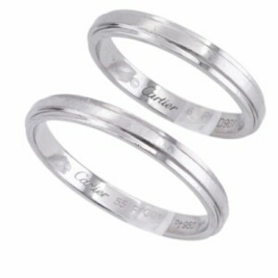 カルティエ Cartier カルティエ ダムール ウェディング リング CARTIER DAMOUR WEDDING BAND リング 指輪 結婚指輪 ペアリングの画像
