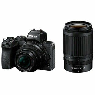 Nikon Z 50 ダブルズームキット 一眼レフカメラ Z50BKJPWZMKit ニコン レビュー 初心者 おすすめレンズ 比較 使い方 最安値 内容 画質 動画性能 アクセサリー 野外撮影 旅行 スペック チュートリアル【即納・送料無料】の画像