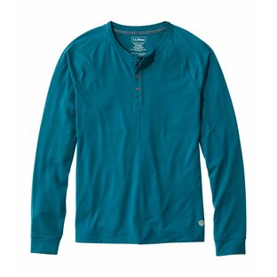 《公式》Tシャツ（長袖）/メンズ/Blue/エンコンパス・メリノ・ウールブレンド・ヘンリー/Men's Encompass Merino Wool-Blend Henley/M/L.L.Bean（エルエルビーン）の画像