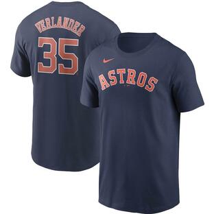 ナイキ メンズ Tシャツ Justin Verlander Houston Astros Nike Name & Number T-Shirt 半袖 Navyの画像
