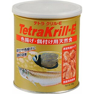 テトラ (Tetra) クリル-E 100グラム 色揚げ 餌付け用天然餌 オキアミ 乾燥フード 熱帯魚 海水魚の画像