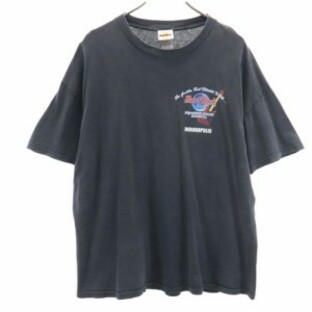 ハードロックカフェ バックプリント 半袖 Tシャツ ブラック系 HARD ROCK CAFE メンズ 240324の画像