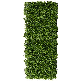 [山善] グリーンフェンス 90×180㎝ 簡単設置 簡単固定 軽量 水やり不要 フェンス 庭 人工観葉植物 おしゃれ グリーンカーテン リーフデコレーション エクスパンド EX-90180LG ライトグリーンの画像