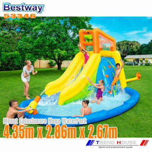 ベストウェイ 大型プール 家庭用 滑り台付き プール スライダー 53346 BESTWAYの画像