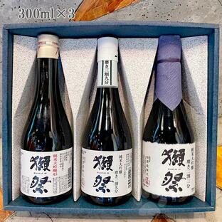 獺祭 ギフト 父の日 プレゼント 日本酒 だっさい 純米大吟醸飲み比べ3本セット 300ml×3本箱入り 送料無料 おひとり様１日6個までの画像