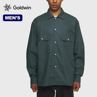 GOLDWIN ゴールドウィン ダブルポケットオープンカラーシャツ メンズ シャツ 羽織り GL53144の画像