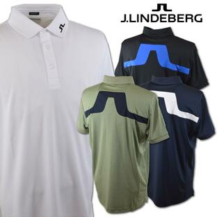 J.リンドバーグ 半袖ポロシャツ メンズ 春夏用 黒 白 紺 カーキ S M L 071-21341の画像