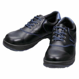 シモン 安全靴 短靴 SL11-BL黒 ブルー 25.5cm SL11BL-25.5 A060420の画像