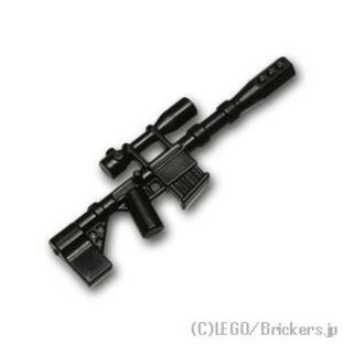 レゴ カスタムパーツ スナイパーライフル M103：ブラック | lego 互換 ミニフィギュア 人形 ミリタリー 武器 銃の画像