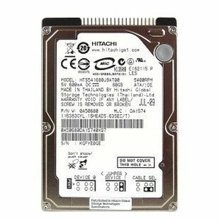 データストレージ Hitachi 0A28419 160GB 5400 RPM 2.5 INCH IDE HDDの画像