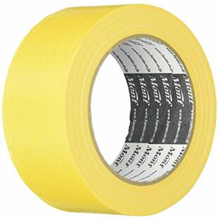 古藤工業 Monf No.8015 カラー布粘着テープ 黄 厚0.2mm×幅50mm×長さ25mの画像