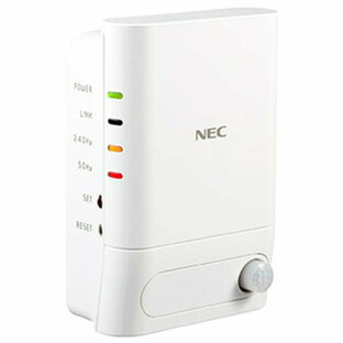 NEC センサー機能付き Wi-Fi中継機 Aterm ホワイト PA-W1200EX-MS [PAW1200EXMS]【RNH】の画像