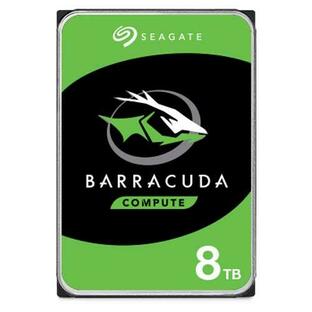 Seagate(シーゲイト) BarraCuda 3.5インチ 内蔵ハードディスク 8TB SATA6Gb/ s キャッシュ256MB 5400RPM SMR ST8000DM004 返品種別Bの画像