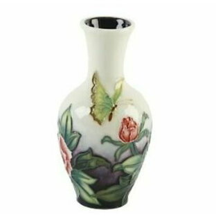 【送料無料】キッチン用品・食器・調理器具・陶器 古いタプトンウェア蝶花瓶Old Tupton Ware Butterflies Vase 4 TW3022の画像