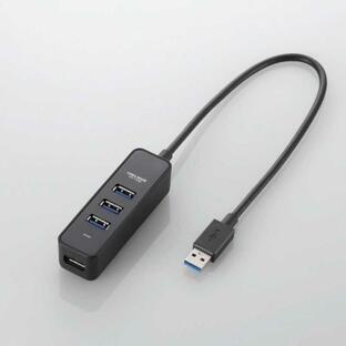 エレコム ELECOM USB3.0ハブ「マグネット付き」 (4ポート) U3H-T405Bの画像
